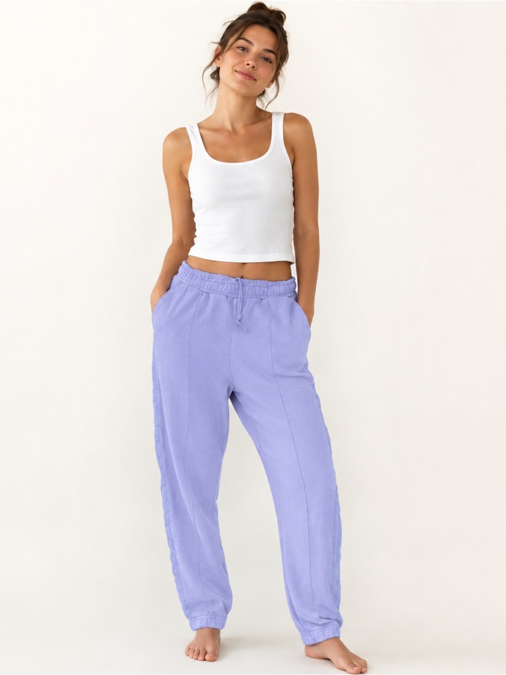 Adidas x Ivy Park Rodeo Sweatpants Purple Glow Unisex